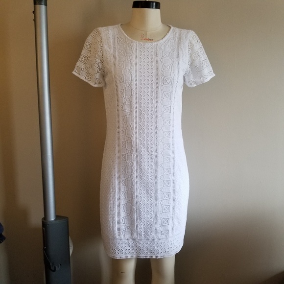 abercrombie lace shift dress